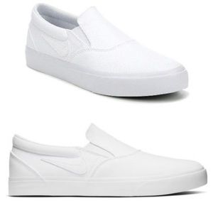 Nike SB Charge Charge Slip SB 'Triple White'